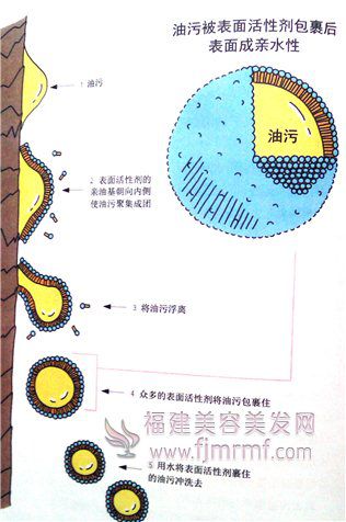 表面活性(xìng)剂的去污(wū)原理 表面活性剂的去污原理
